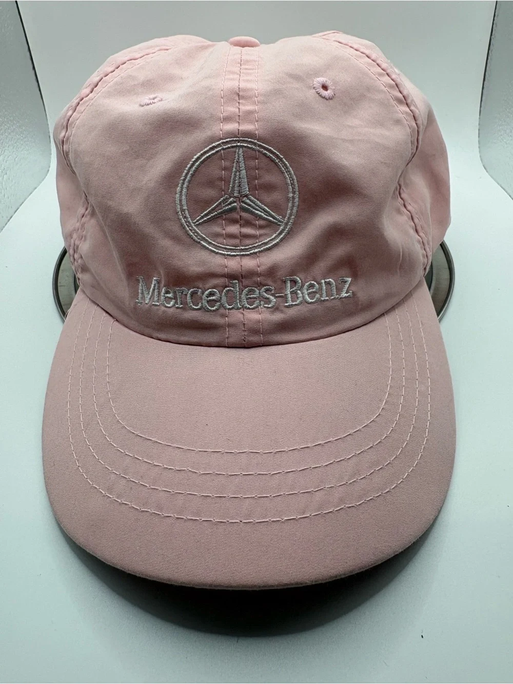 Mercedes-Benz Pink Embroidered Adjustable Baseball Cap Hat